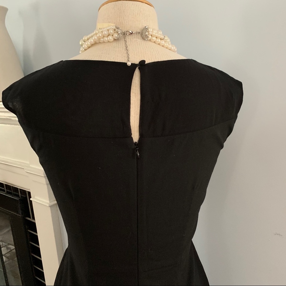 Banana Republic LBD pieced sheath dress silk wool - Picture 5 of 7